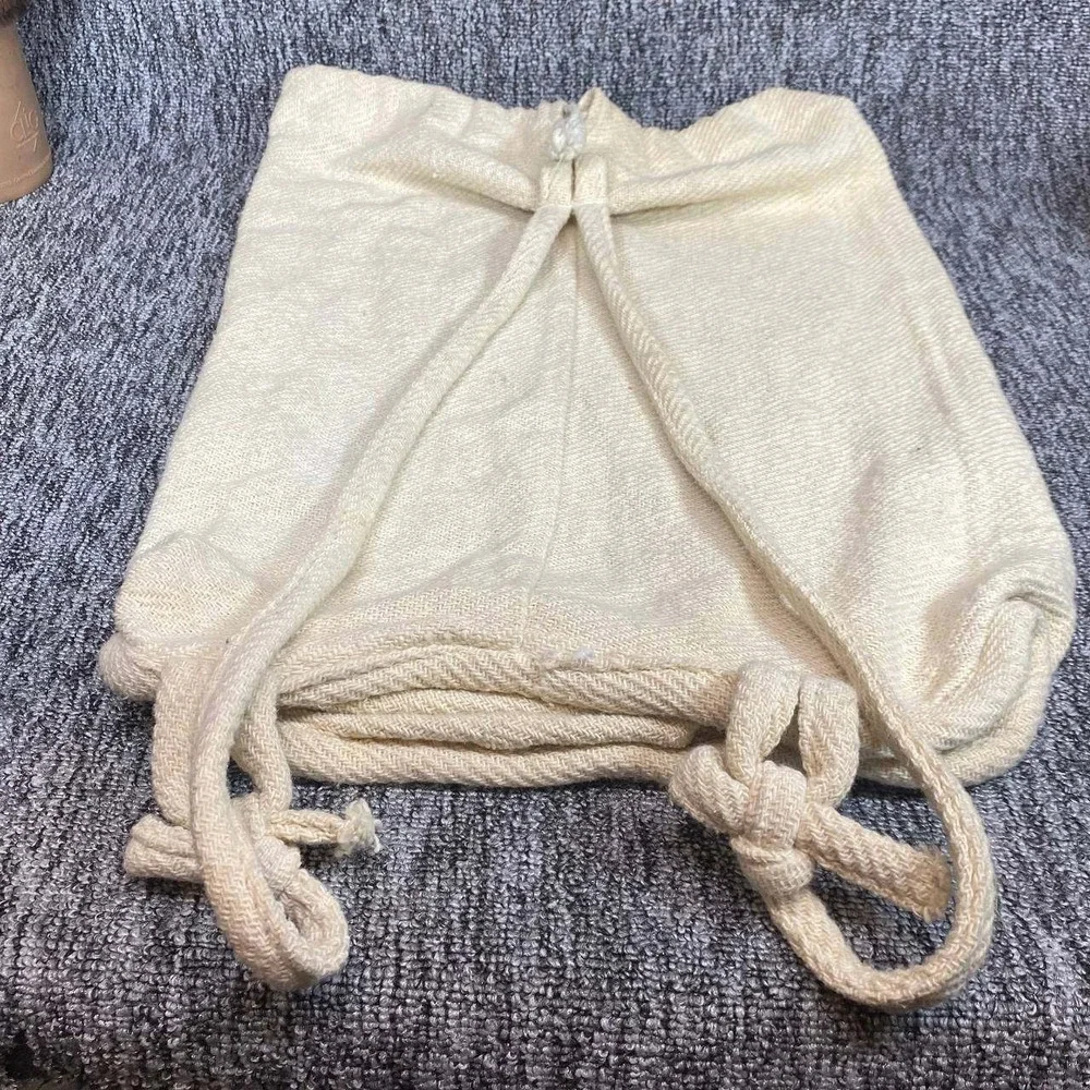 Vintage Tommy Hilfiger Acapulco Drawstring Backpack 90 Spellout Canvas Cinch Bag